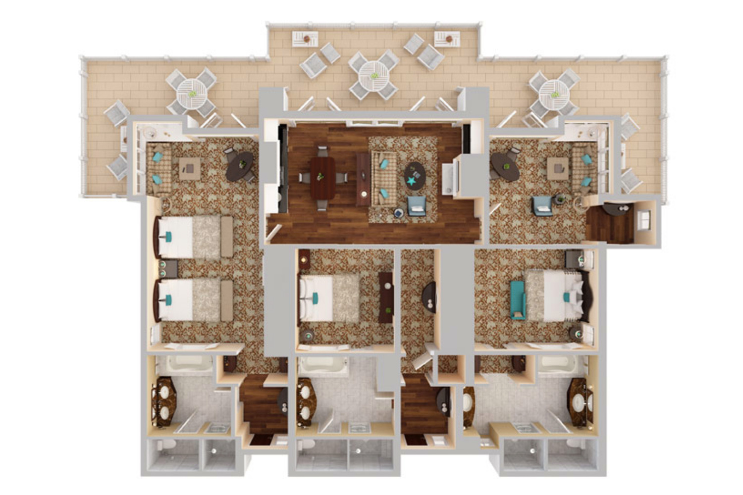 Oceanfront Cottage Suite at Hotel Del Coronado, Coronado